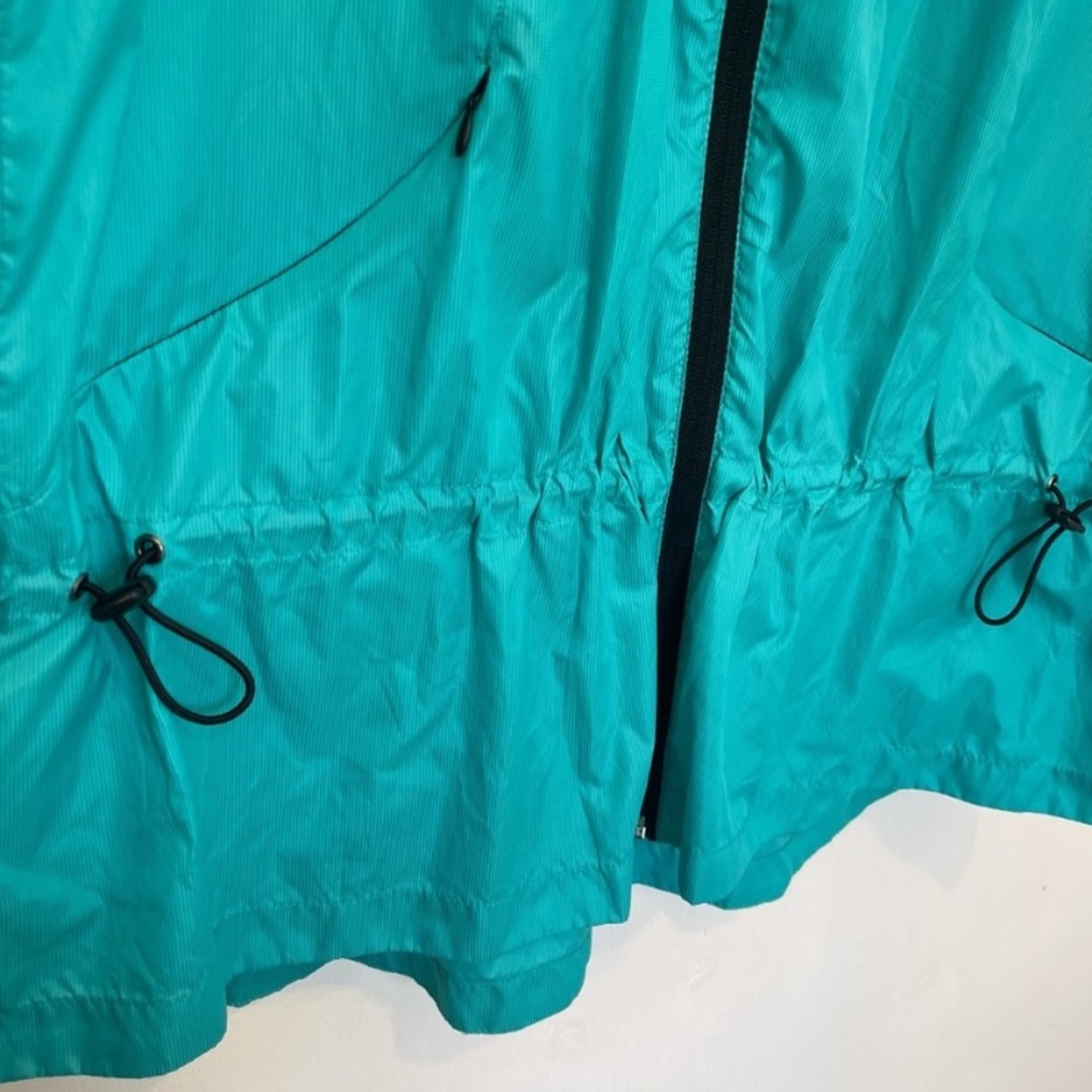 EXERTEK Windbreaker Rain Zip Front Jacket Green 3X - Picture 6 of 6